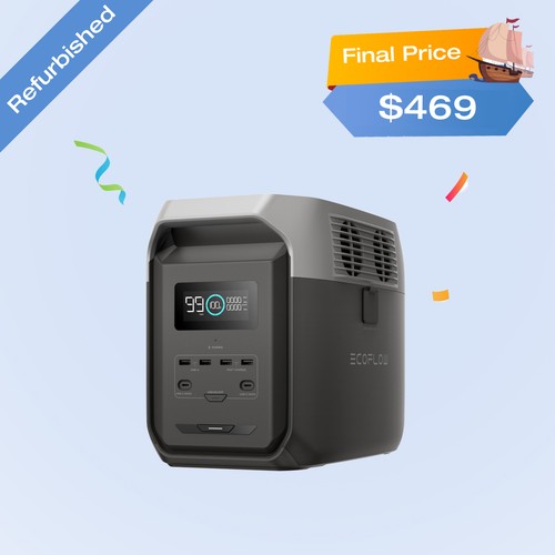 【新品未開封】EcoFlow DELTA３ 1500 容量1,536Wh EcoFlow DELTA 3 1500 1536Wh Portable Power Station LFP