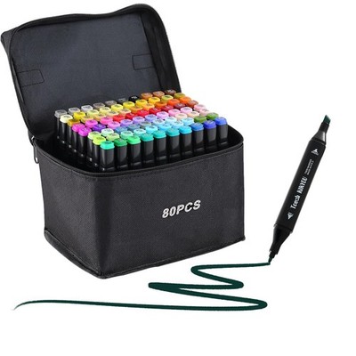 Ordeluxe 80/120/168 Colori, Pennarelli Punta Grossa, Pennarelli Doppia Punta, As