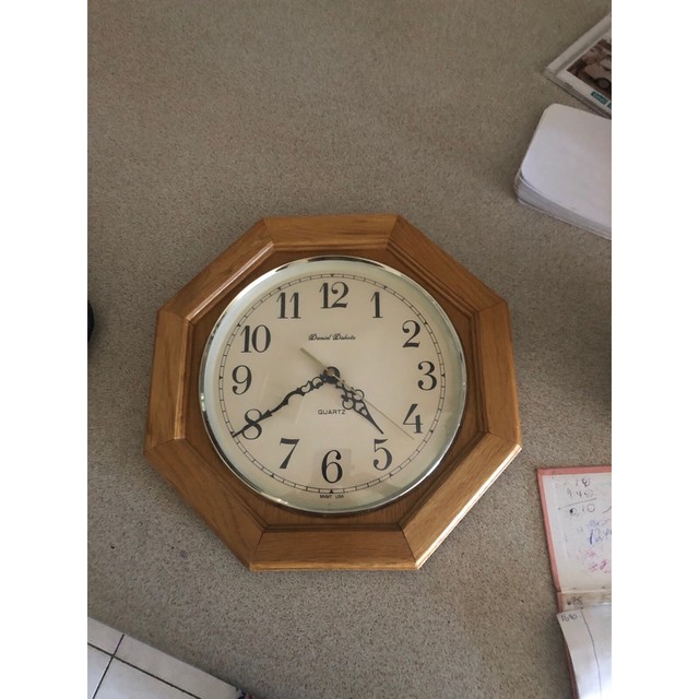 Daniel Dakota quartz kitchen wAll clock. Text only Miscellaneous