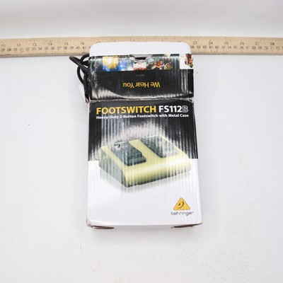 Behringer Dual Footswitch for Ultra-Bass Amps FS112B