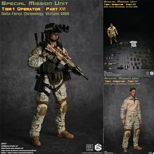 1/6フィギュアSpecialMissionUnit Easysimple Easy&Simple Special Mission Unit Tier 1 Operator 1/6 Scale