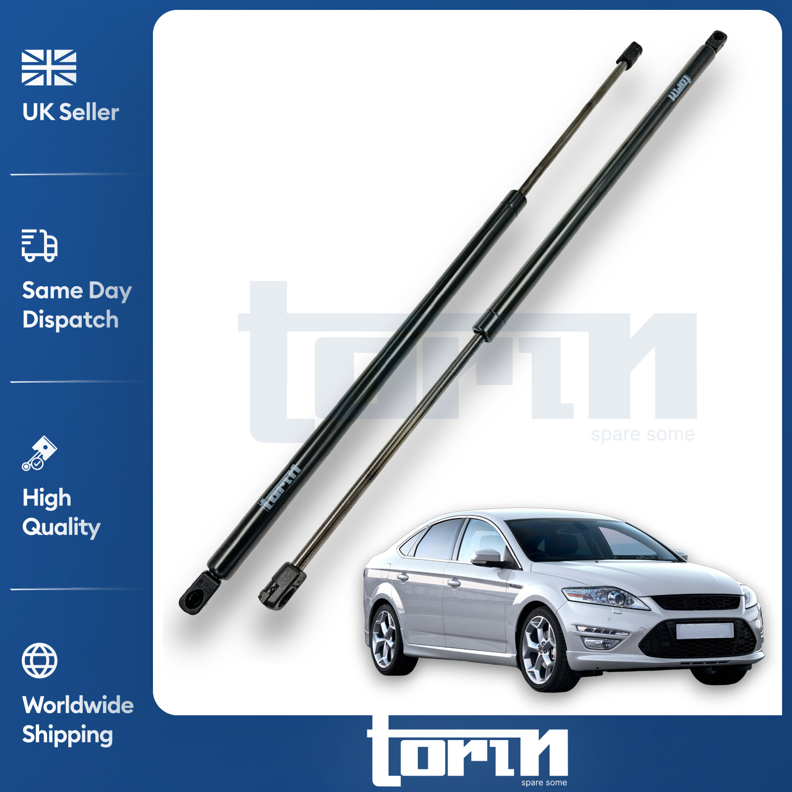 2X Tailgate Boot Gas Struts Fits Ford Mondeo Mk4 Hatchback (2007-2015) 1460236