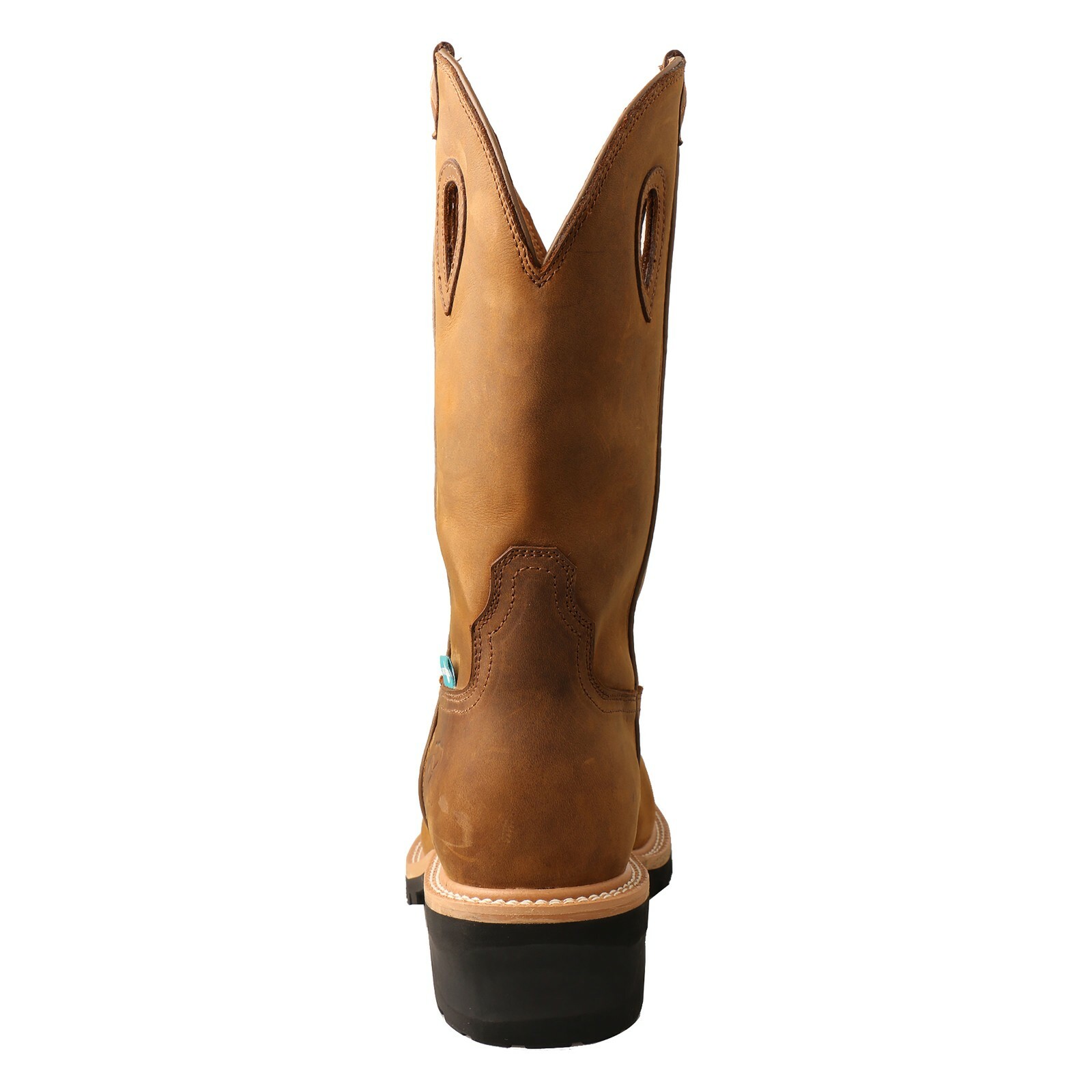 Pre-owned Twisted X Men's Brown Distressed Saddle Logger Boot Mlgcw01