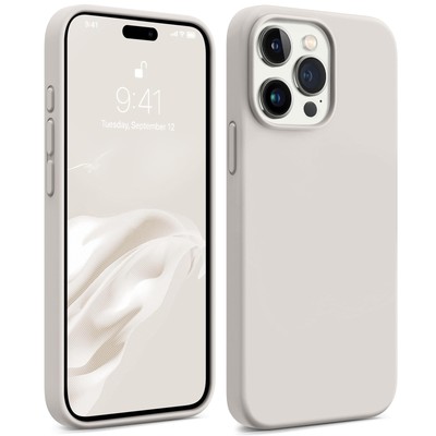 AOTESIER Compatible with iPhone 15 Pro Max Case Upgraded Shockproof Liquid Si...