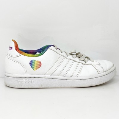 

Adidas Womens Grand Court H01054 Белая повседневная обувь Кроссовки Размер 6.5, Белый, Grand Court