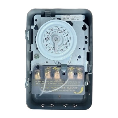 24 Hour Electro Mechanical Timer 208-277 Volts 40 Amp DPST for Paragon 4004-71