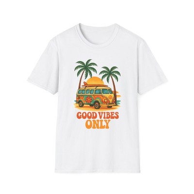 Good Vibes Only Unisex T-Shirt | Summer Vibe Tee | Beach Shirt