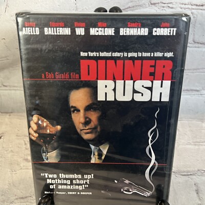 DINNER Danny Aiello Sandra Bernhard Edoardo Ballerini DVD 2000 RARE OOP Sealed