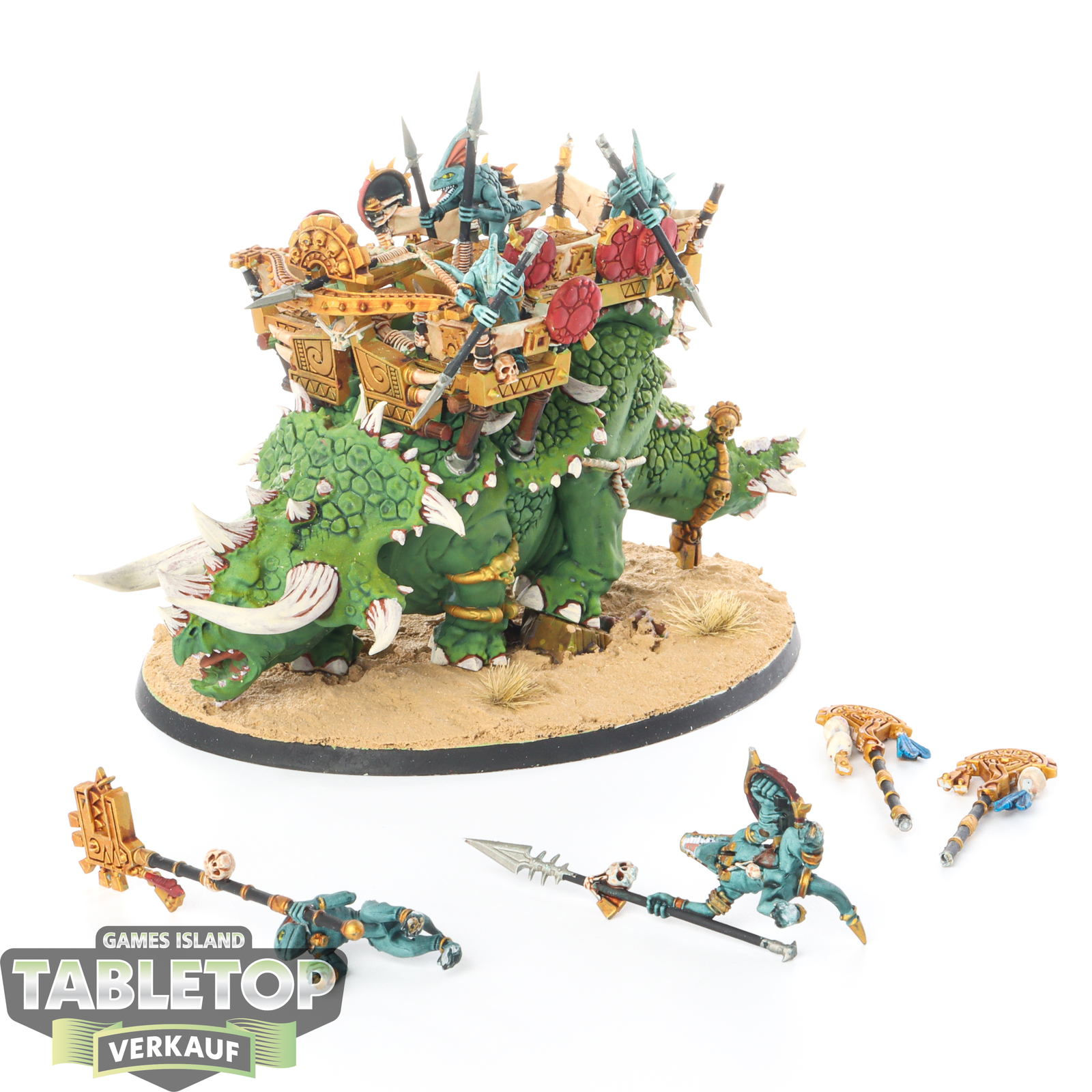 Seraphon - Stegadon - teilweise bemalt