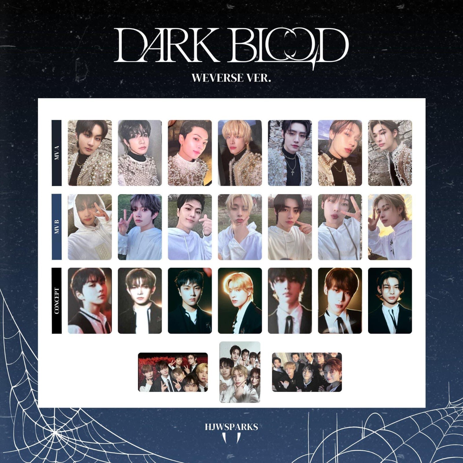 ENHYPEN DARK BLOOD Weverse 抽選 トレカ ジョンウォン