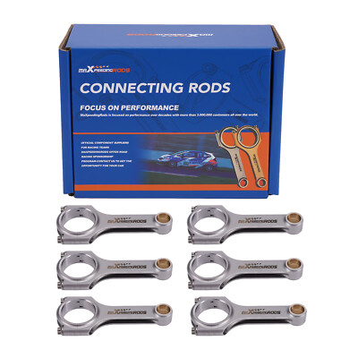 6x Pleuel Connecting rods for Toyota Supra 3.0L MK3 7MGTE 7M-GTE ARP 152mm