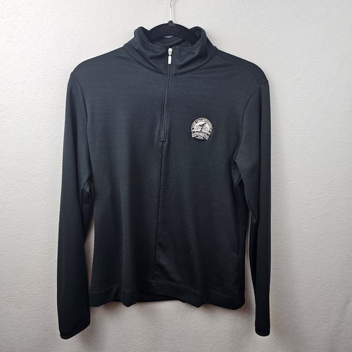 ジャケット・アウター NIKE GOLF pullover Nike Golf Sweater Men's Size Medium Black 1/4 Zip Track