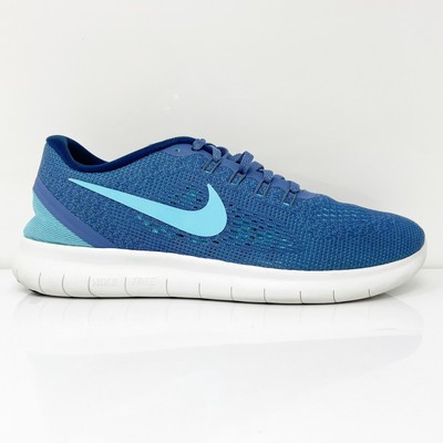 

Nike Womens Free RN 831509-406 Синие кроссовки для бега Размер 9,5, Синий, Free RN