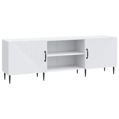 TV Cabinet White 150 x 31 x 50 cm Engineered Wood