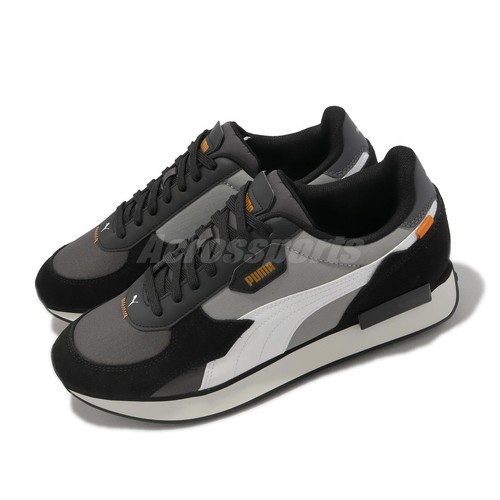 Puma Future Rider Override Dark Coal Vapor Grey Мужская повседневная обувь 393825-04