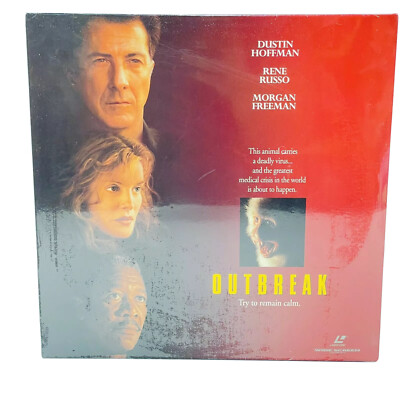 Outbreak Hoffmann Russo Freeman Widescreen Laserdisc 1995 NEW SEALED