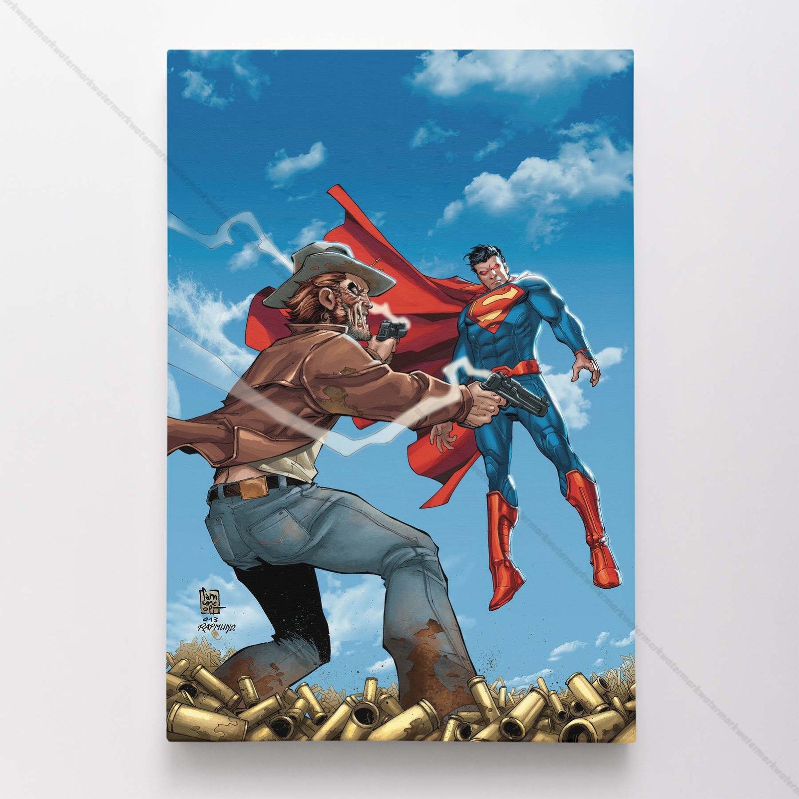 All-Star Western Poster Canvas DC Comic Book Cover Art Print #31338