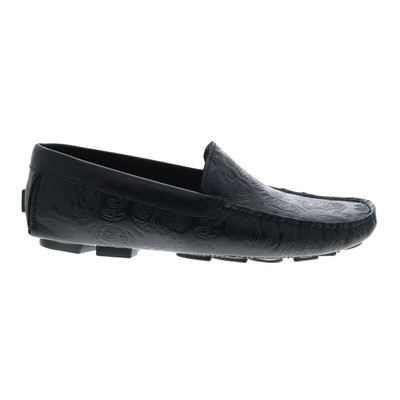 

Robert Graham Crossbones RG5668S Мужские черные кожаные лоферы-мокасины 10,5, Черный, Robert Graham Crossbones