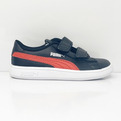 

Puma Boys Smash V2 365174-22 Черная повседневная обувь Кроссовки Размер 9.5C, Черный, Smash V2