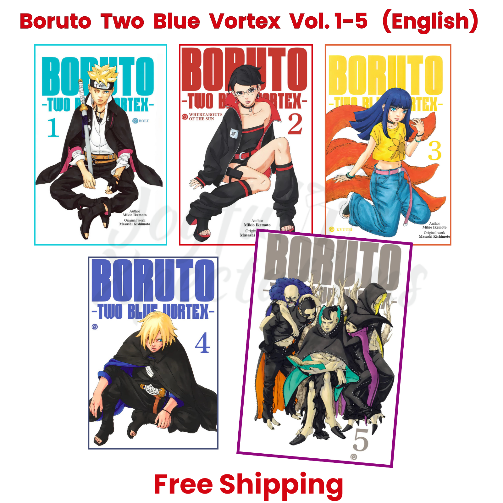 Boruto: Two Blue Vortex Manga Vol 1-5 SINGLE/FULL SET