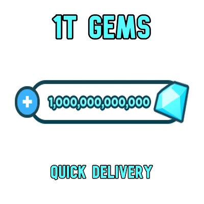 Pet Sim X | 1T (1 Trillion) Gems/Diamonds | Cheap & Quick | Pet Simulator X