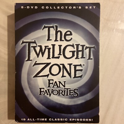 Twilight Zone: Fan Favorites DVD 19 All Time Classic Episodes 8 Hours