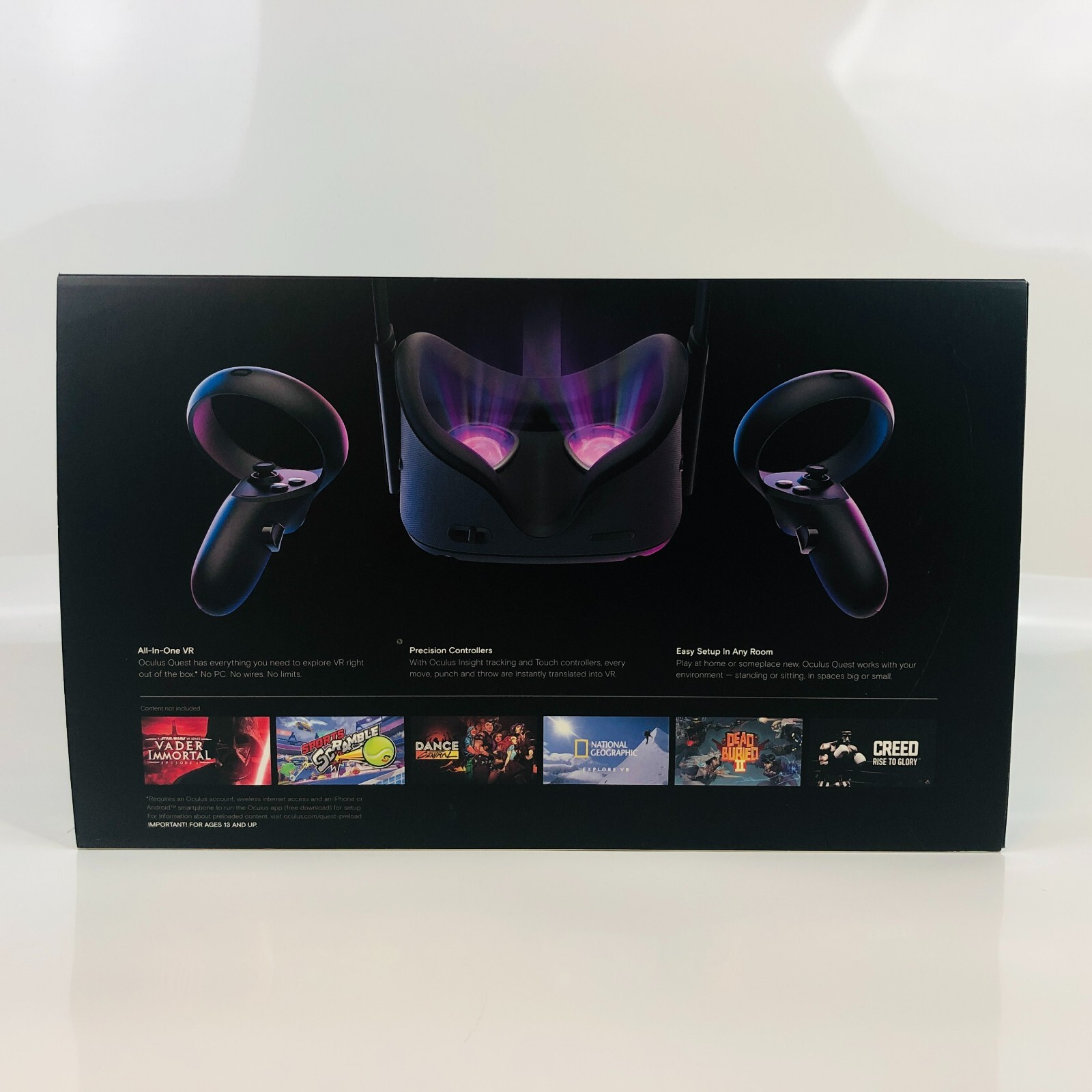 Oculus Quest 128GB Standalone VR Headset Built-in audio Oculus Quest 128GB Standalone VR Headset Built-in audio