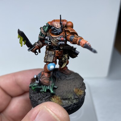 Warhammer 40k Leviathan Space Marine Lieutenant in Phobos Armour Blood Angels