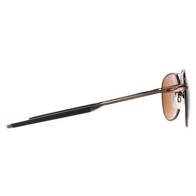 Pre-owned Oakley Sunglasses Contrail Oo4147-06 Satin Toast Prizm Tungsten Polarized In Brown