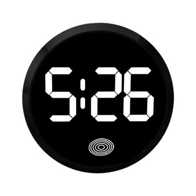Car Dashboard Desk Mini LED Screen Digital Clock Touch Light Car Digital Watch 