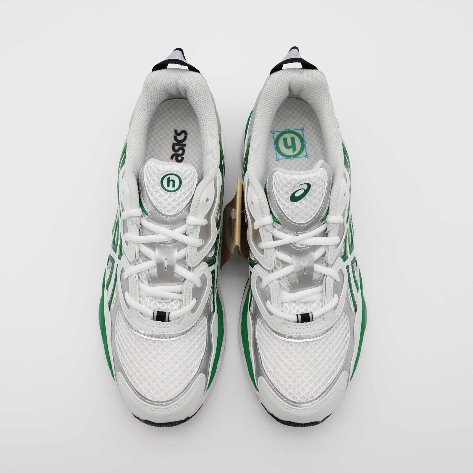 Pre-owned Asics 1201b001-100 Hidden Ny  Gel-nyc White Green (men's)