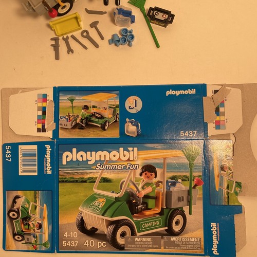 Playmobil 5437 Summer Fun Camping Service GOLF Cart