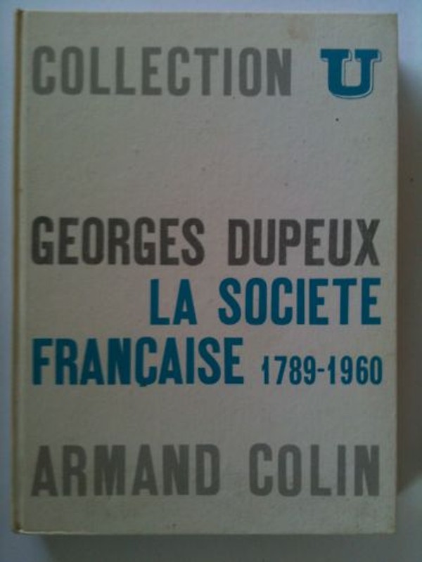 Collection U Societe Francaise 1964 Dupeux Colin 