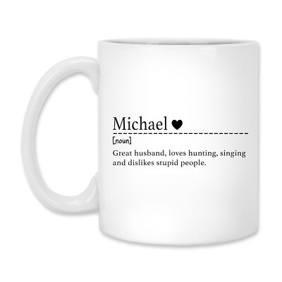 Personalized Name Definition Mug, Personalize Name Coffee Mug, Name Definition