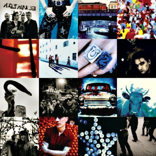U2 Achtung Baby BANNER 2x2 Ft Fabric Poster Tapestry Flag album cover art