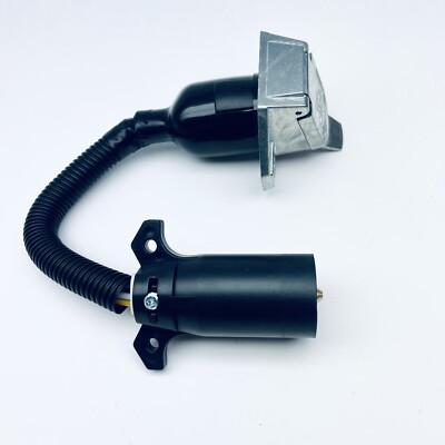 7 WAY RV PLUG  TO 7 WAY HD DIE CAST SOCKET HARNESS ADAPTER POLLAK PN 12-728EP