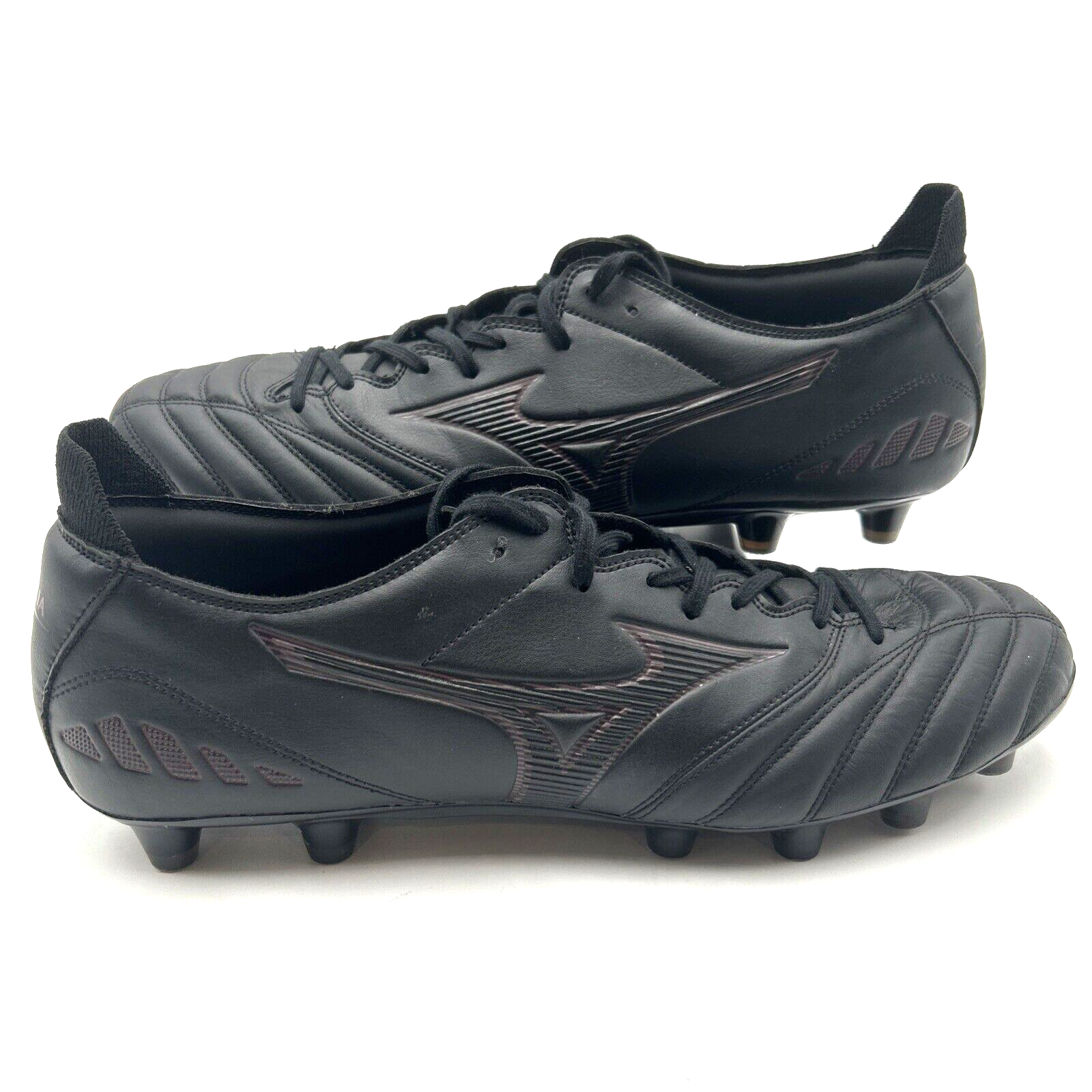 モレリアNEOIII Mizuno Morelia Neo 3 FG Firm Ground Soccer Cleats - Black/Black