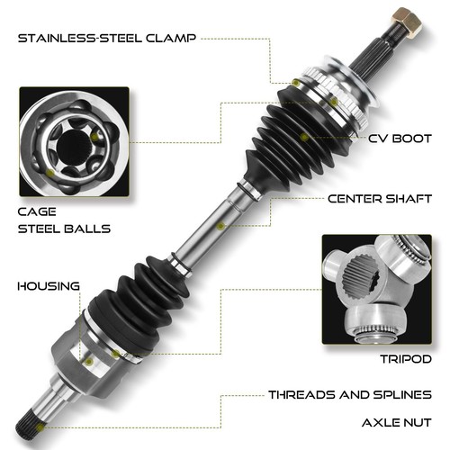 Rear Left/Right CV Axle Shaft Assembly For Polaris RZR 800 2008 2009 2010-2014