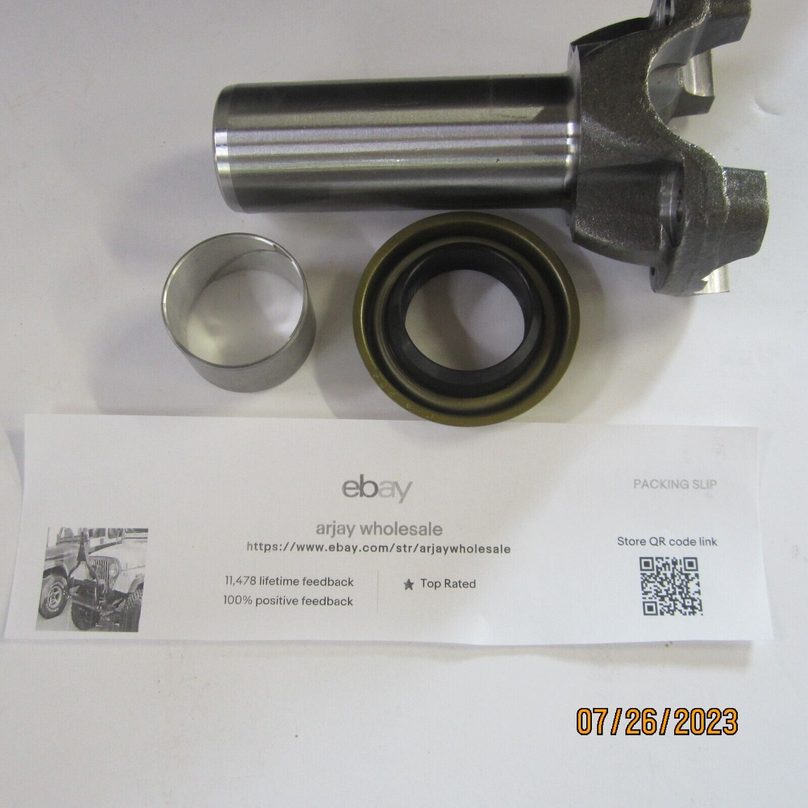 Fits NP231 Jeep Transfer Case 1310 Slip Yoke For CV Style Fits NP231 Jeep Transfer Case 1310 Slip Yoke For CV Style