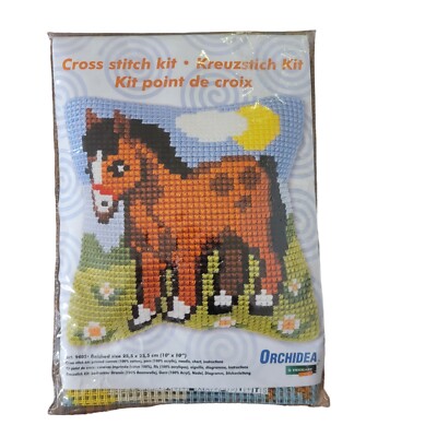 Orchidea brand Crosstitch Kit NEW horse farm equine craft