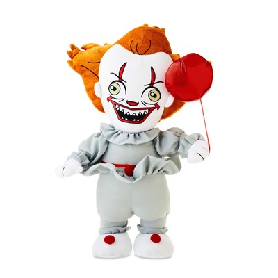 Halloween Plush White Pennywise Door Greeter by Warner Bros. Decoration, 20 in