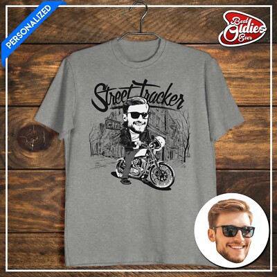 Personalized Motorcycle T-shirt, Gifts for Him Shirt, Fathers Day Gift Tee