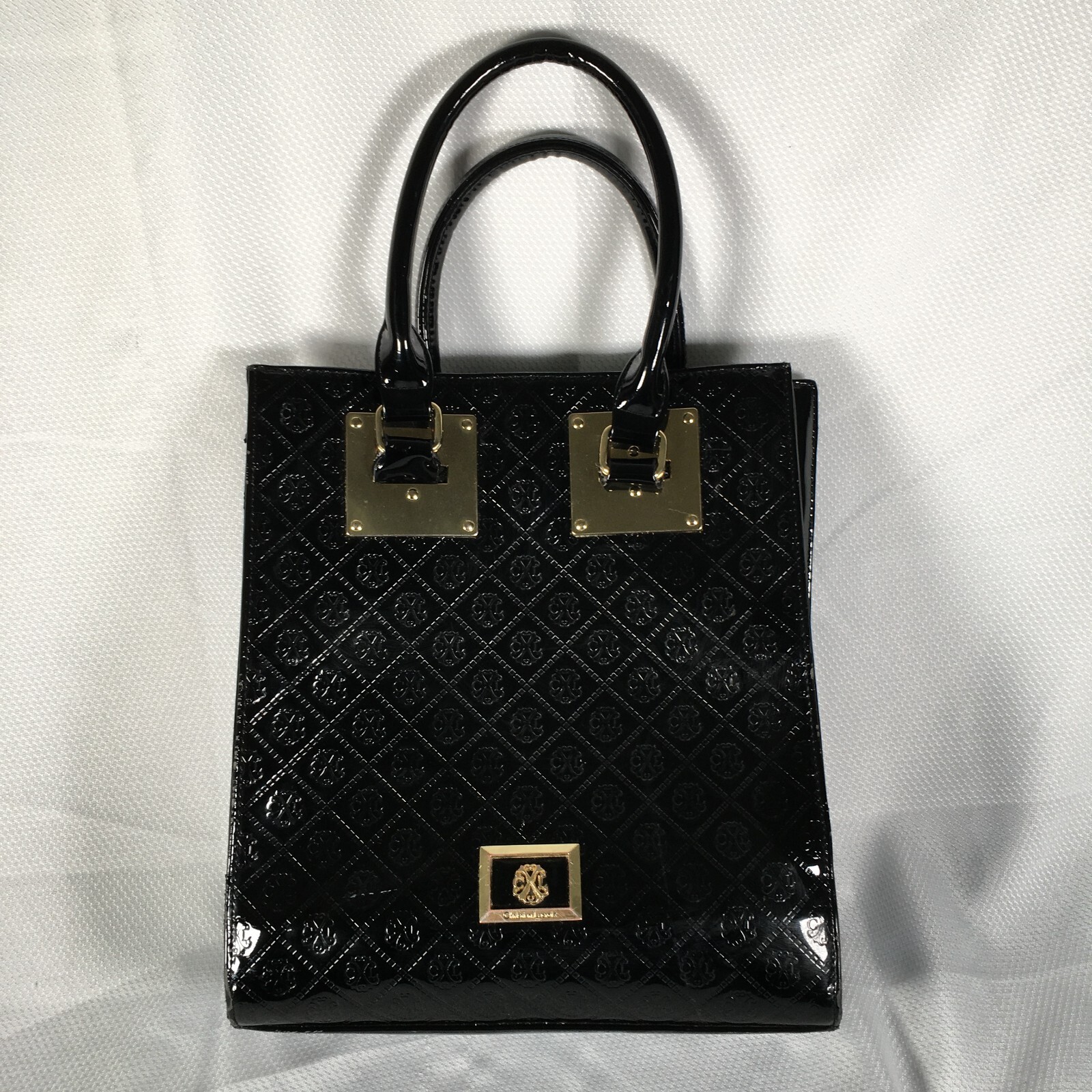Christian Lacroix 黒 本革 ハンドバッグ ヴィンテージ y2k レア 美品】ヴィンテージ ハンドバッグ CHARLES JORDAN レザー黒