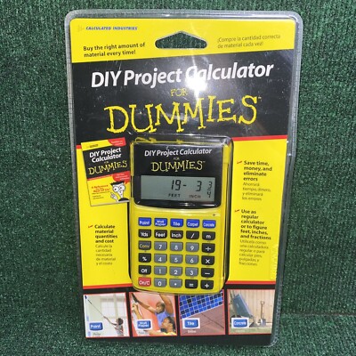DIY Project Calculator For Dummies ~ #8509 ~ Durable and Fast Accurate Estimates