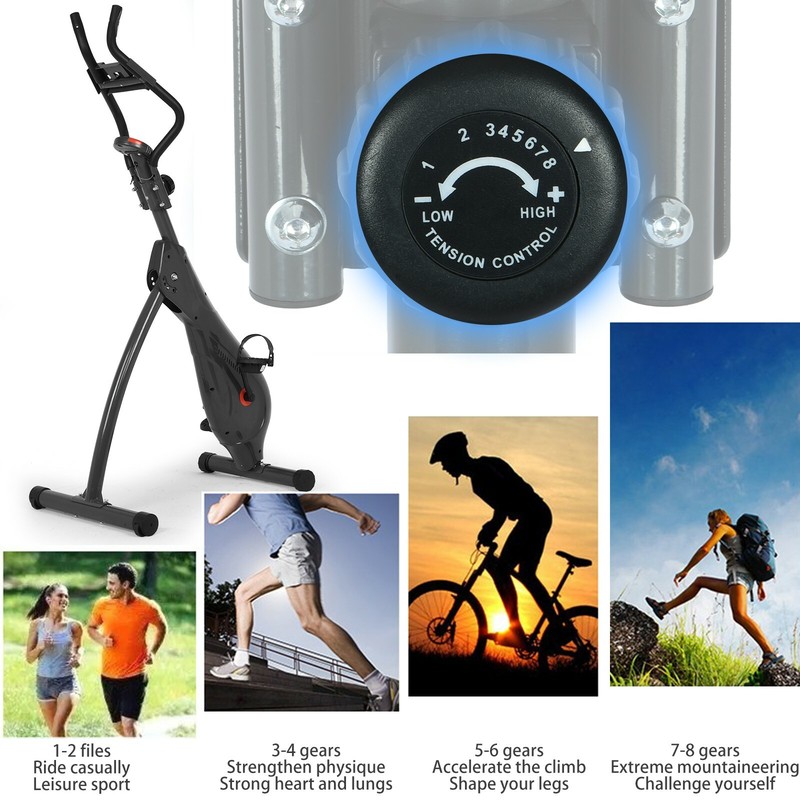 3-in-1 Home Elliptical Machine Stationary Exercise Bike Climbing Machine Fitness