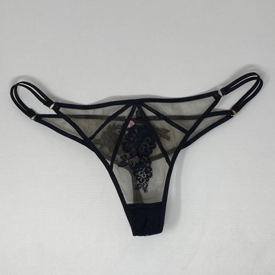 Agent Provocateur Demelza Black Thong AP2 Small New
