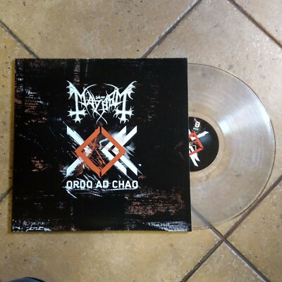 MAYHEM    Ordo Ad Chao (Crystal clear vinyl) Limited to 300 copies worldwide
