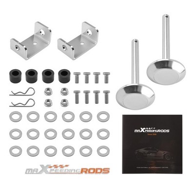 1 PAIR Skid ATV Plow Mount for Yamaha Grizzly 300 660 02-2013 Steel Zinc Plated