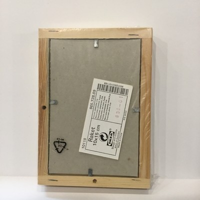 IKEA RAKET Set of 3 Unfinished Wood 4x6'' 10x15cm Picture Frames Craft Project