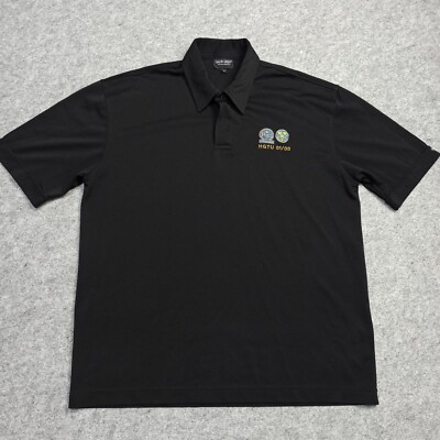Galvin Green Hombre Golf Shirt Talla M Negro Coolmax Polo Jersey Golfing Mediano